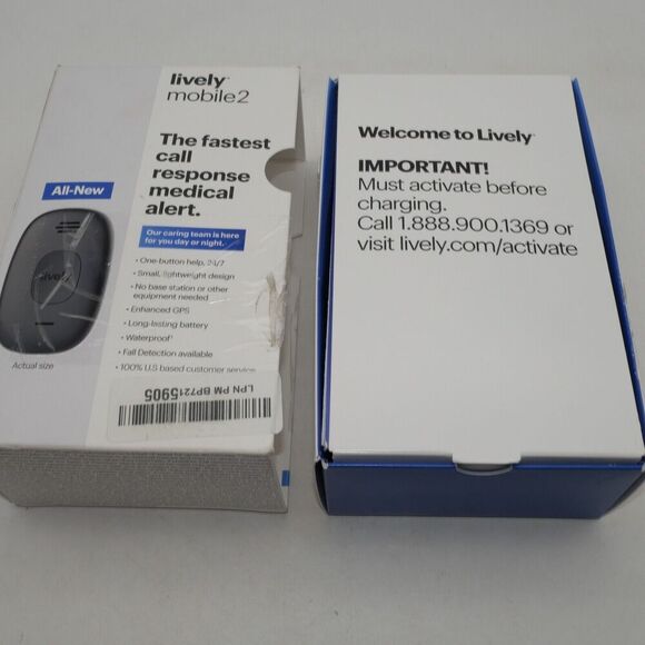 NEW Lively Mobile2 Medical Alert Device 24/7 Emergency Help - Picture 3 of 7